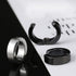 316L Surgical Steel Clip On Men Women Hypoallergenic Non-piercing Hoop Earrings